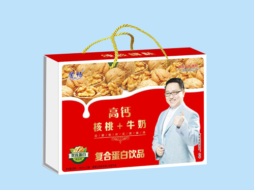 高鈣核桃+牛奶復(fù)合蛋白飲品木盒